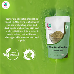Aloe Vera Powder mixture with other ingredients in a bowl