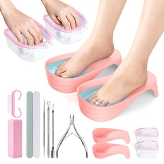 Yokilly hand nail soaking bowl pink for comfortable manicures at home