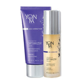 Yon-Ka Advanced Optimizer Serum bottle featuring a firming, hydrating formula.