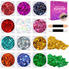 YOOVR body glitter kit packaging ready for festive party use