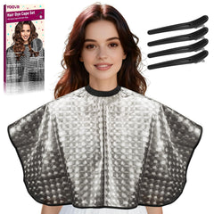 YOOVR hair dye kit with cape and clips for clean, mess-free coloring sessions
