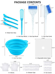 YOOVR stiff-bristle dye brush for even color application