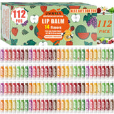 Yopela 112-pack natural lip balm with assorted flavors for daily hydration