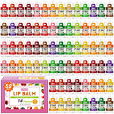 Yopela 88-pack lip balms in assorted flavors close-up for quick hydration