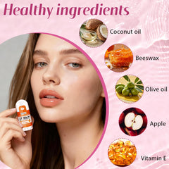 Vitamin E and coconut oil formula in Yopela balms for nourished lips