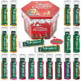 Yopela Christmas packaging lip balm with festive design, ideal for gifting.
