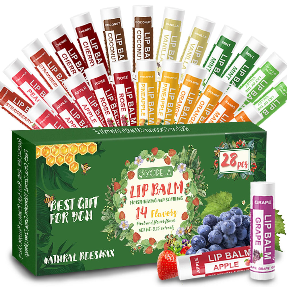Yopela lip balm bulk pack for daily moisture and care