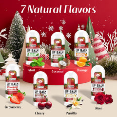 Yopela mini lip balms in a flavors collection for on-the-go hydration
