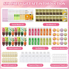 Yopela spa kit foot bath bombs creating a relaxing at-home spa moment.
