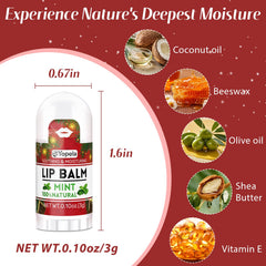 Yopela balm with Vitamin E and coconut oil providing smooth lip care