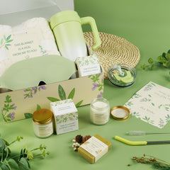 Yosamio sage candle natural wax enhances calm, aiding gentle wind-downs