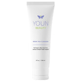 YOUN Beauty Green Tea Cleanser bottle highlights a hydrating daily formula