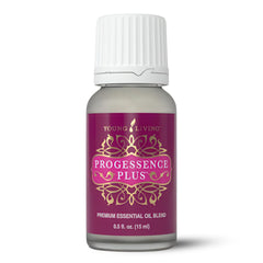Progressence Serum by Young Living bottle close-up for daily skin hydration.