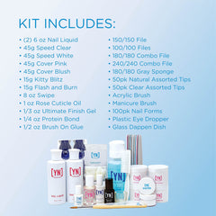 Rose Cuticle Oil bottle from Young Nails kit ready for nourishing cuticle care.