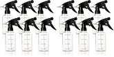Youngever 12-pack 8oz spray bottles ready for versatile home use.