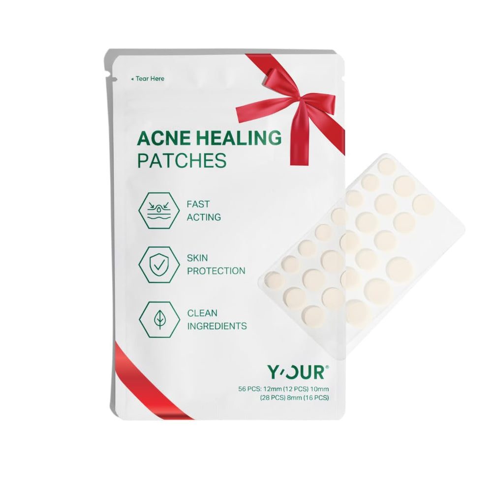 Y'OUR Improving Acne Patches with invisible shield provide discreet daytime protection.
