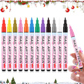 YOUSHEME 12-color set swatches displaying vibrant hues for DIY nail art designs
