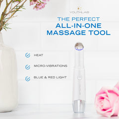 YOUTHLUX Eye & Face Wand 12k rpm vibration boosts absorption and rejuvenates delicate skin