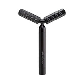 Youthlux Revolution Roller face massage with germanium stones for a refreshed glow.