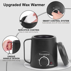 Yovanpur rose wax beads provide gentle hair removal for smooth skin.