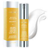 YOYORY Retinol Under Eye Cream bottle with sleek packaging for brightening
