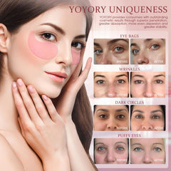 YOYORY collagen-hyaluronic eye patches smooth fine lines.