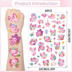 Yoyuspy pink axolotl designs ideal for party favors and classroom rewards.