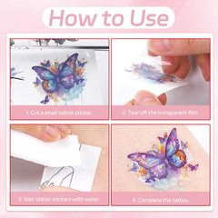 Yoyuspy tattoo application process demonstrates easy, mess-free fun for adults.
