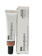 YSL Nu Gold Halo Tint Highlighter compact adds luminous glow for a seamless daytime look.