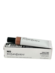 YSL Nu Gold Halo Tint Highlighter swirl delivers a radiant natural finish.