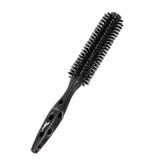 YS PARK YS490 black carbon tiger brush front view for effortless detangling