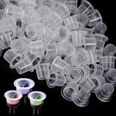 Yuelong 1000pcs tattoo caps 16mm with wide edge prevent spills.