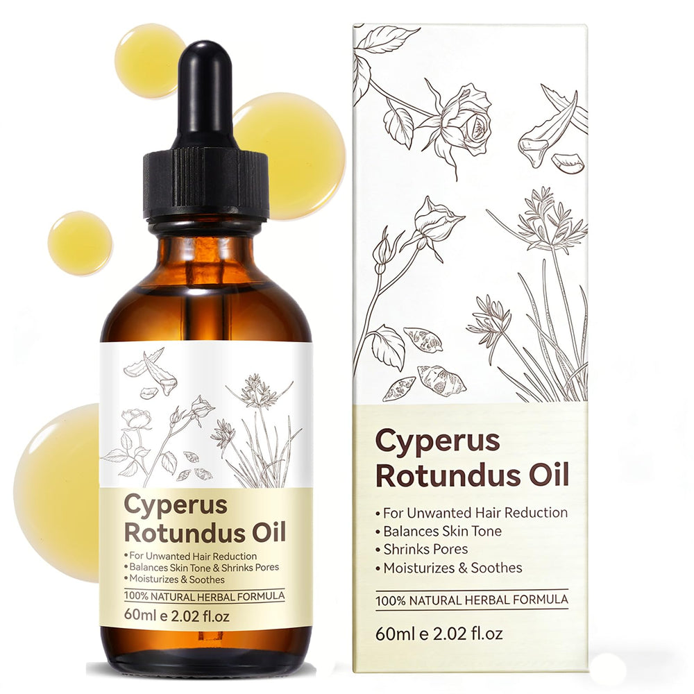 YUEPLATTNMAY Cyperus Rotundus Oil bottle for gentle, gradual hair reduction