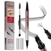 Yulinlon 4D eyebrow pen with hair-like brush tip for natural strokes