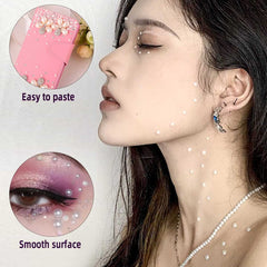 Yuntop pearl stickers suitable for skin and nails with gentle adhesion.