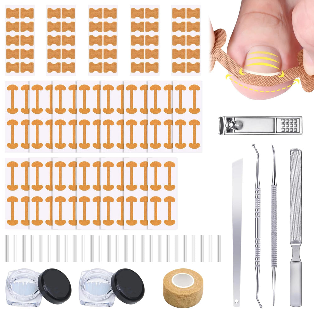 YUVFUDUOV ingrown toenail care kit with breathable strips supports daily comfort