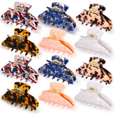 Yuxung large white acrylic hair clip for secure, non-slip hold on hair