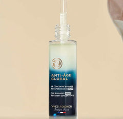 Yves Rocher application scene with a few drops on cleansed skin.