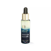 Yves Rocher Anti-Age Global biphasic serum bottle pour, supporting nighttime renewal.
