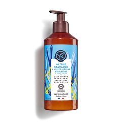 Yves Rocher Energizing Wild Algae and Sea Fennel Body Lotion bottle for daily hydration.