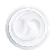 Yves Rocher Hydra Vegetal gel cream jar packaging displayed on vanity.