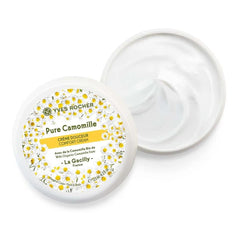Yves Rocher Pure Calmille face and body cream in use for ultra-soft skin