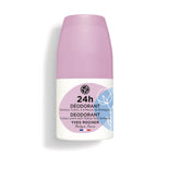 Yves Rocher roll-on deodorant cap showing compact 50 ml packaging for daily freshness
