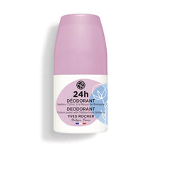 Yves Rocher roll-on deodorant cap showing compact 50 ml packaging for daily freshness