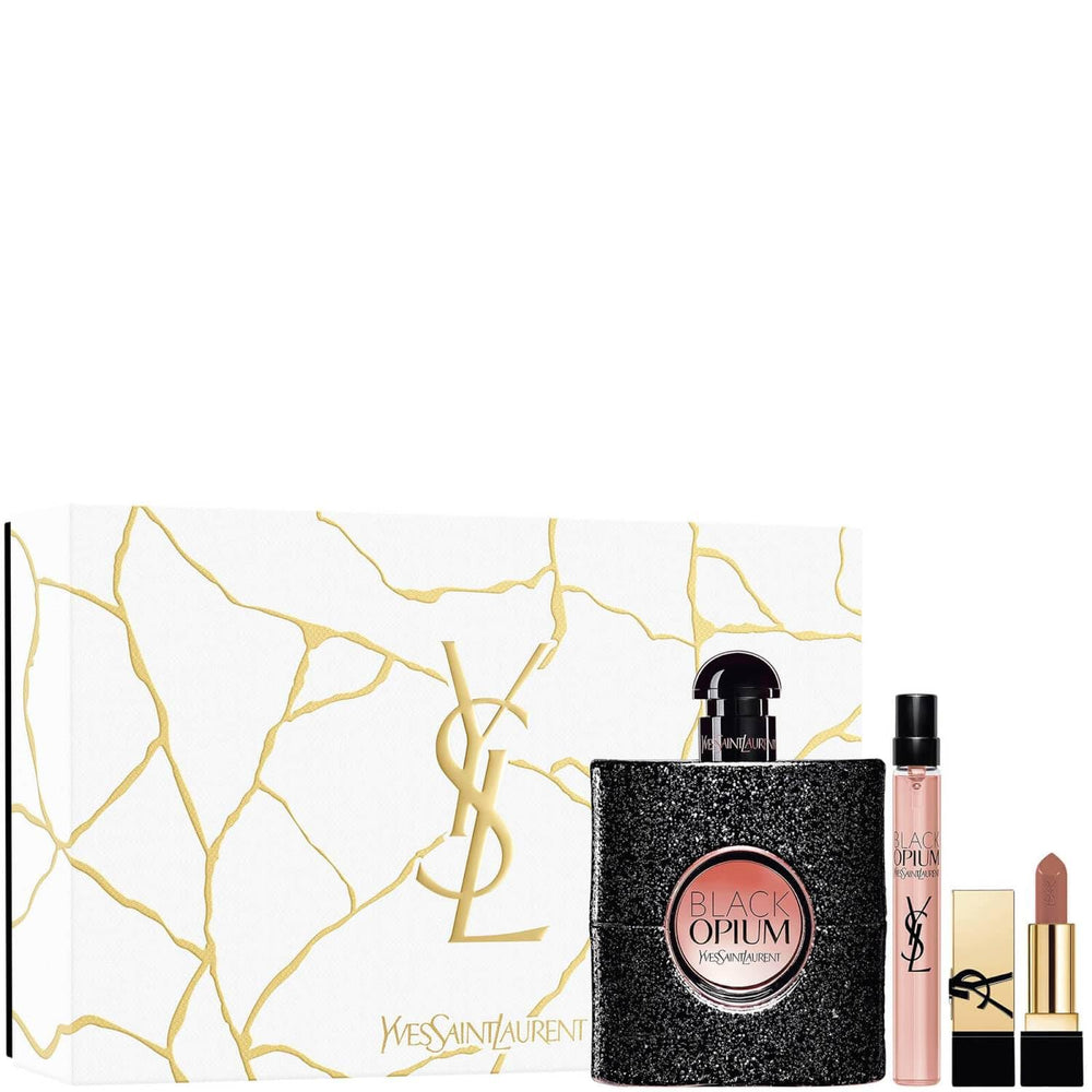 YSL Black Opium bottle with amber vanilla fragrance, ideal for daily wear