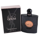YSL Black Opium bottle on display, inviting evening fragrance for confident style.