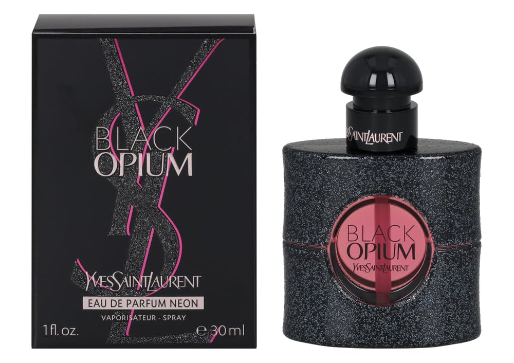 Yves Saint Laurent Black Opium Neon 30ml bottle front for a bold evening look.