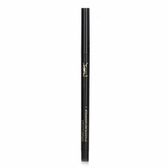 YSL Crushliner Stylo swatch on skin reveals rich black shade