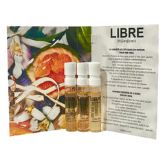 YSL Libre Eau Nue mini bottle closeup highlighting compact tester size