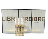 YSL Libre Eau Nue sample set with three mini bottles for easy testing